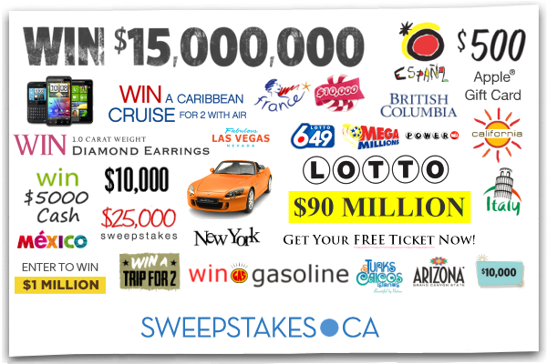 win contests and sweepstakes in canada